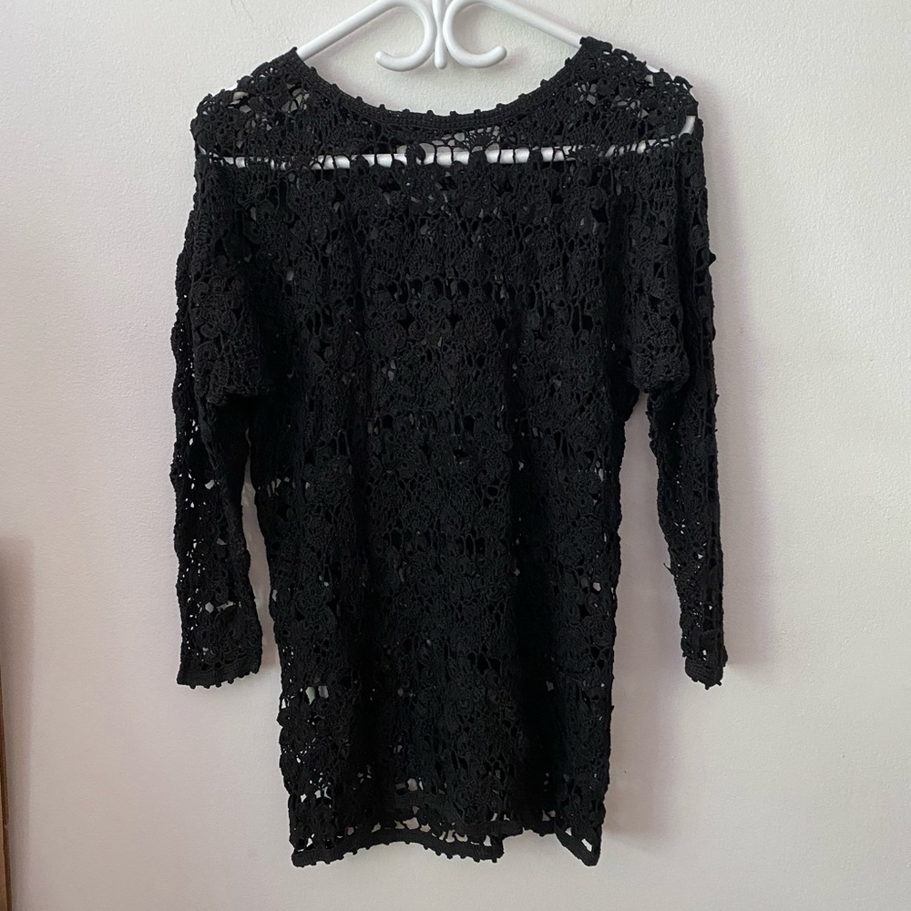 Vintage Crochet Tunic Top